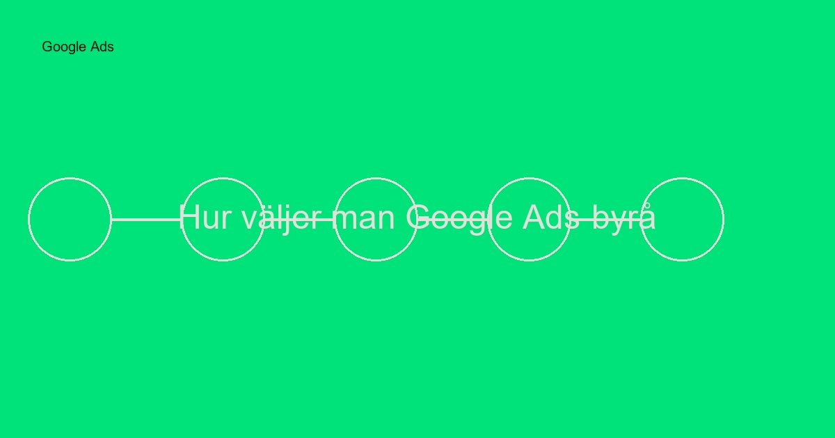 Hur väljer man Google Ads-byrå? Komplett guide 2024