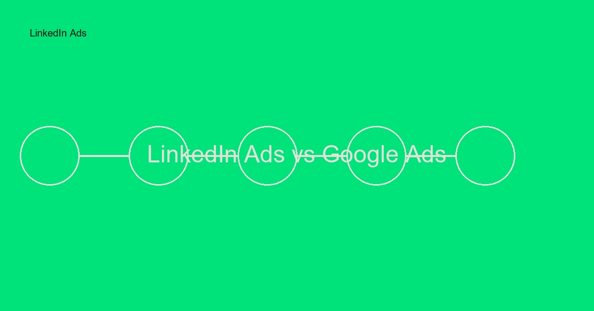 LinkedIn Ads vs Google Ads för B2B: Vad ska du välja?