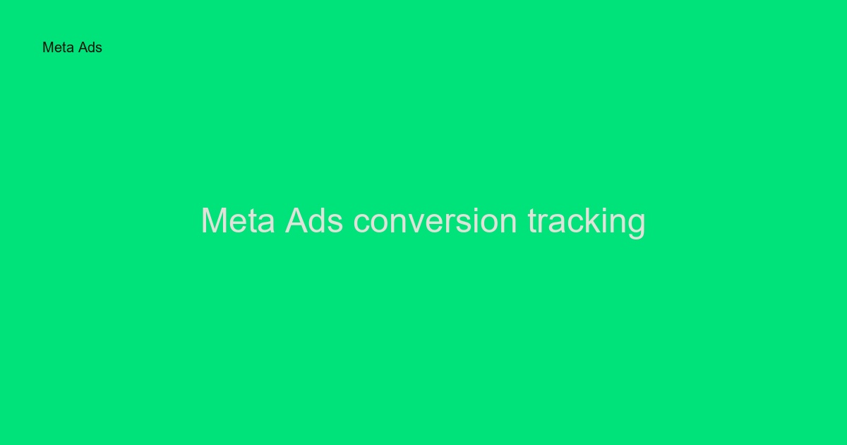 Meta Ads conversion tracking: Så mäter ni era resultat
